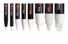 POSCA White 8 PC-Mix Water Based Paint Marker Set