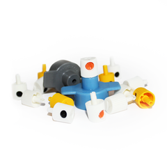 Female Adapter & Male Caps Mixed Pack (20-pc)