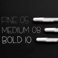 Gelly Roll Classic® 10 Bold Tip Gel Pen - White