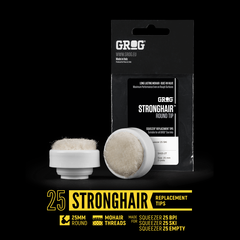 Stronghair 25mm Round Replacement Tips (2-pc)
