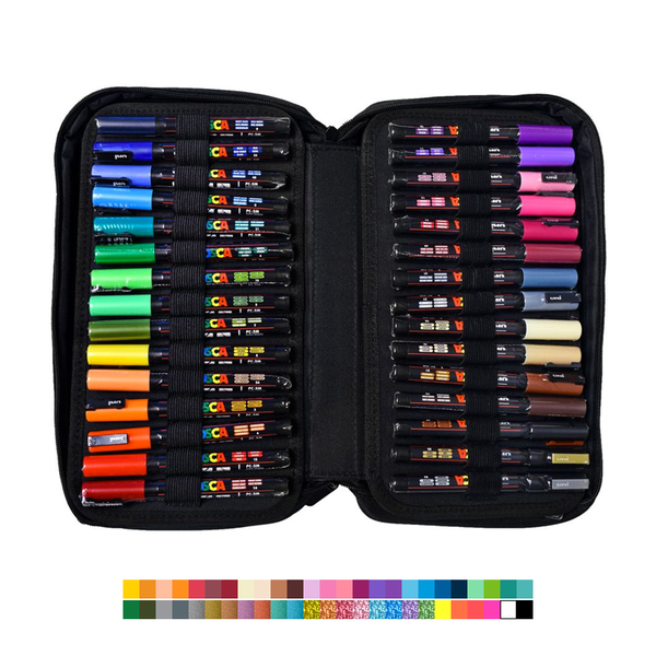 POSCA ART MARKER LOT DESIGN ART outlet WITH CANVAS BOARD SET BUNDLE PAINT MARKERS