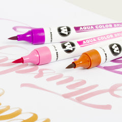 AQUA COLOR Brush Marker