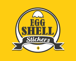 Egg Shell Stickers