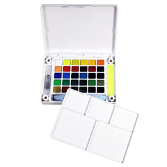 Koi Watercolor Field Sketch Box Kit - 30 Colors