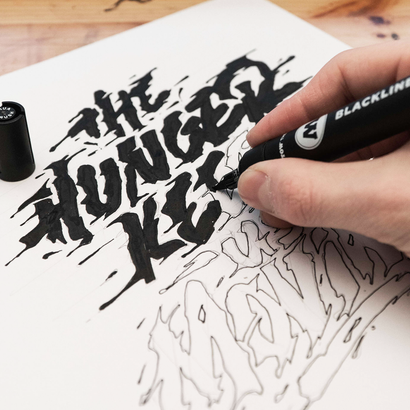 BLACKLINER™ Brush Marker