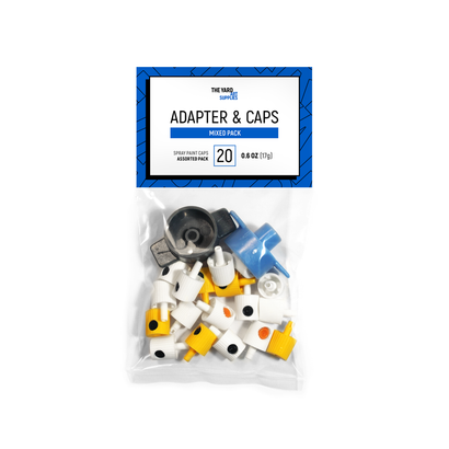 Female Adapter & Male Caps Mixed Pack (20-pc)