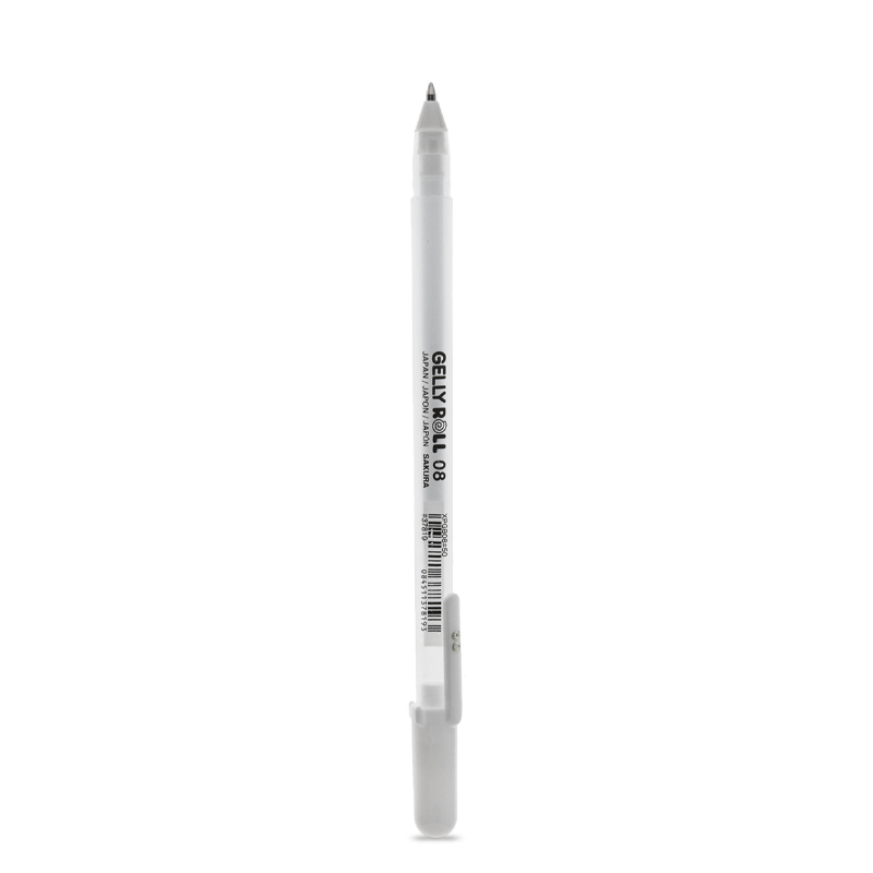 Sakura® Gelly Roll Classic® 08 Medium Tip Gel Pen - White – The