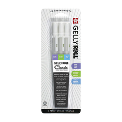 Gelly Roll Classic® Gel Pen Set - White (3-pc)