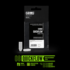 Quickflow 8mm Chisel Replacement Tips (2-pc)