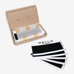 Black Hello, My Name Is - Sticker Pack (80-pc)