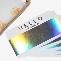 Hologram Hello, My Name Is - Sticker Pack (50-pc)