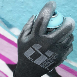 Polyurethane Coated Black Gloves