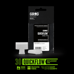Quickflow 30mm Chisel Replacement Tips (2-pc)