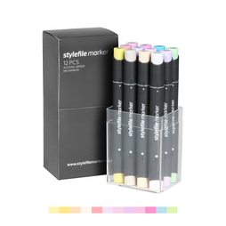 Classic Dual-Tip Marker Set - Pastel (12-pc)