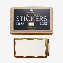 Wavy Border Gold - Sticker Pack (50-pc)